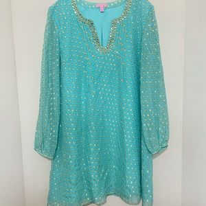 LILLY PULITZER Colby Silk Tunic Dress